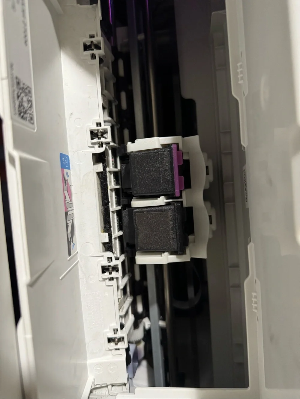 HP White All-in-One Printer with Power Cord